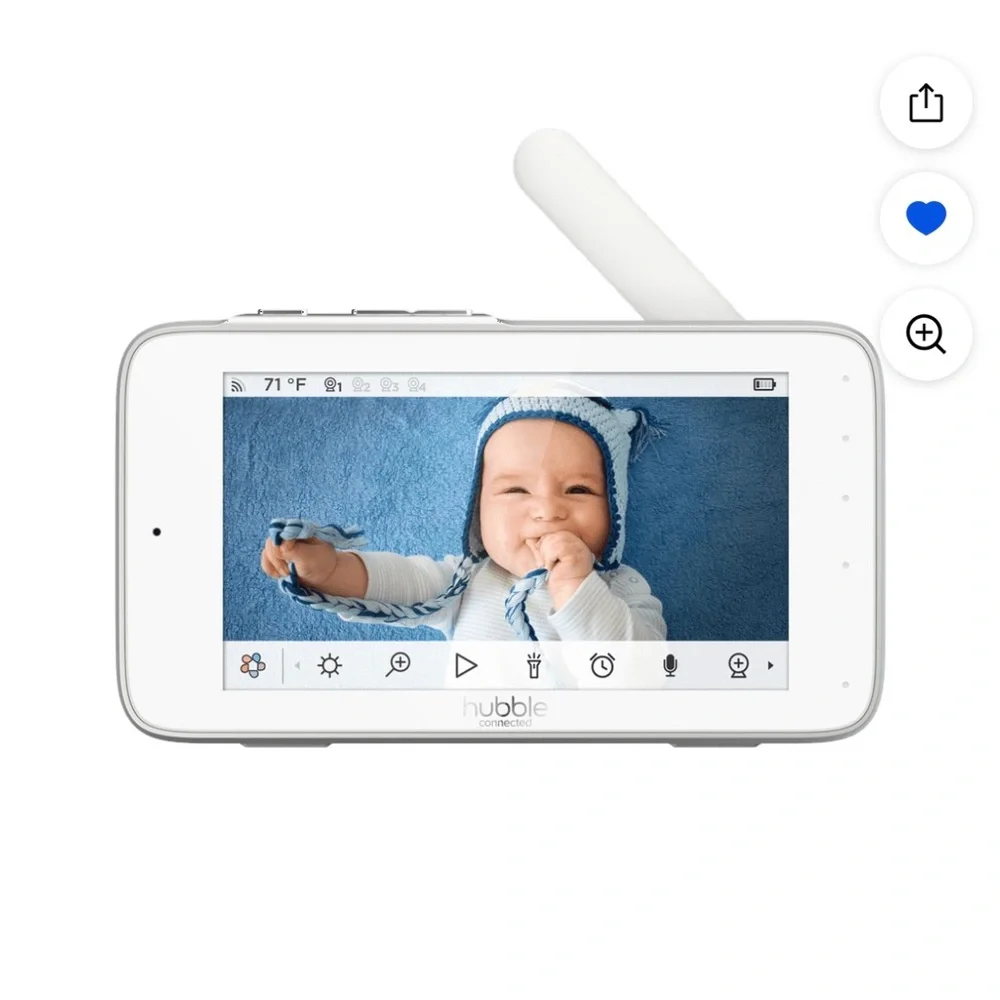 Hubble connected nursery pal premium ,5Smart HD monitor and touch screen viewer